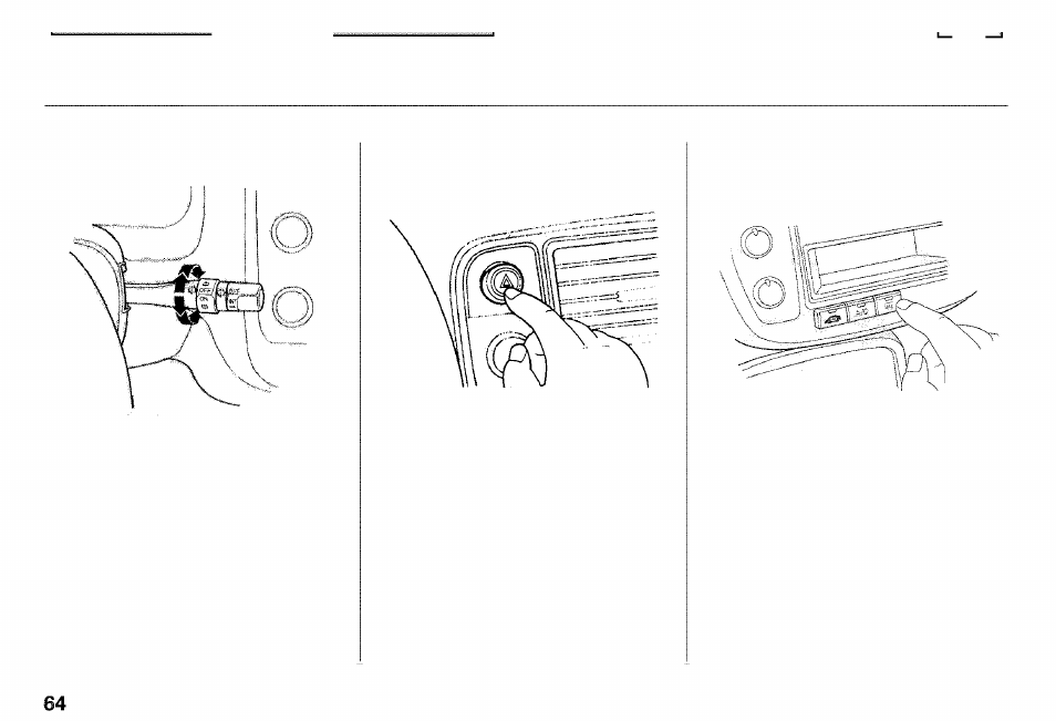 Washer | HONDA 2000 Civic Hatchback - Owner's Manual User Manual | Page 67 / 245