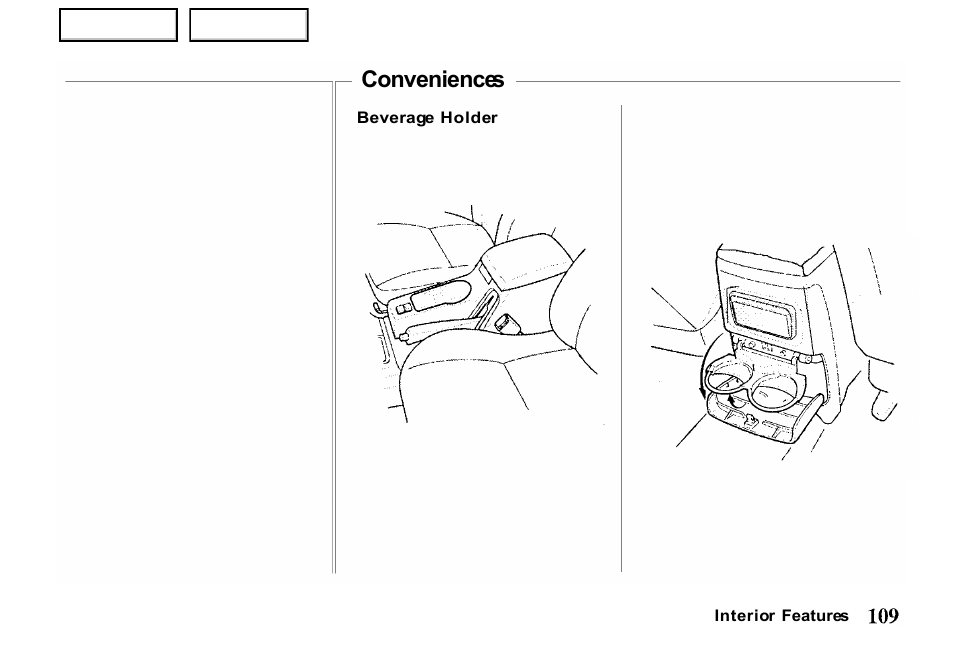 Conveniences | HONDA 2000 Passport - Owner's Manual User Manual | Page 112 / 267