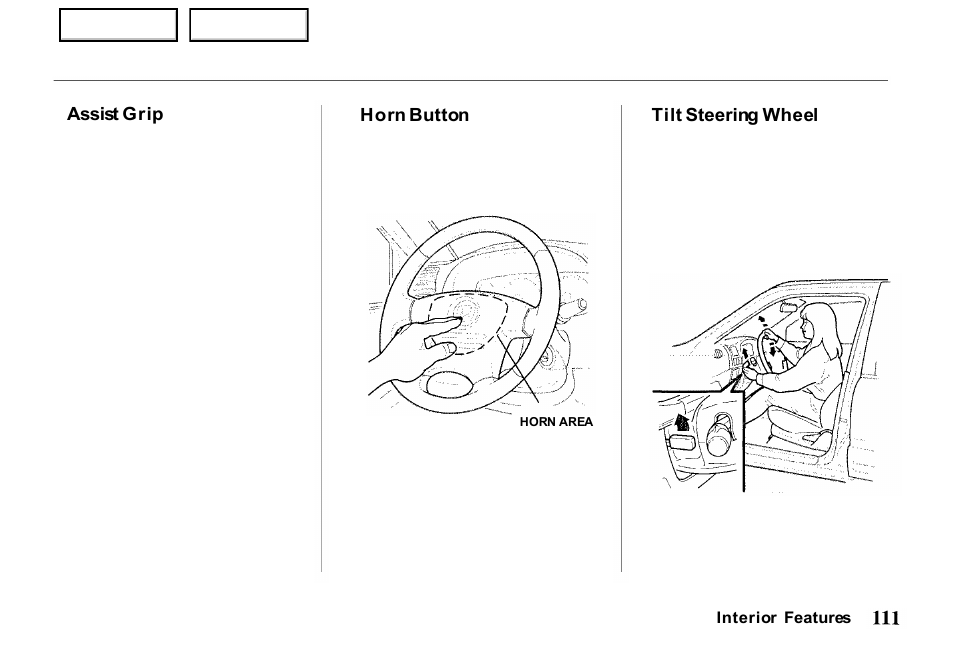 HONDA 2000 Passport - Owner's Manual User Manual | Page 114 / 267