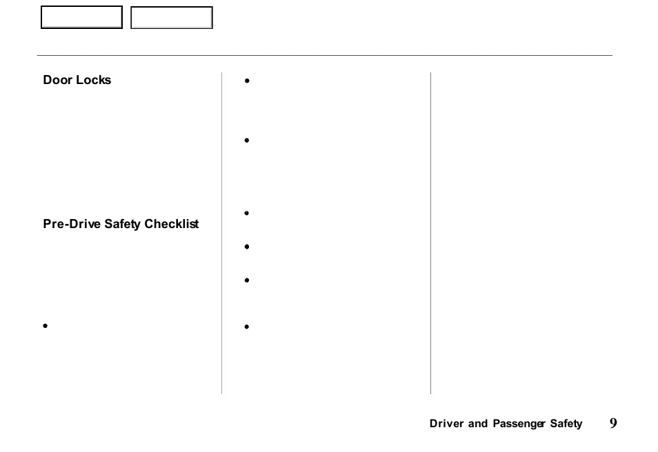 HONDA 2000 Passport - Owner's Manual User Manual | Page 12 / 267