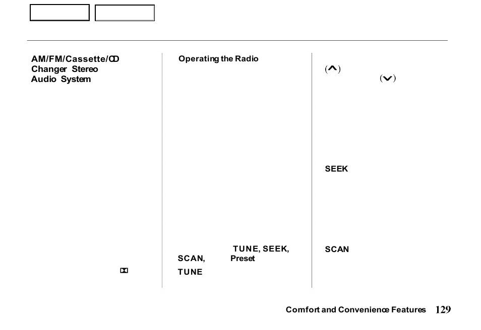 HONDA 2000 Passport - Owner's Manual User Manual | Page 132 / 267