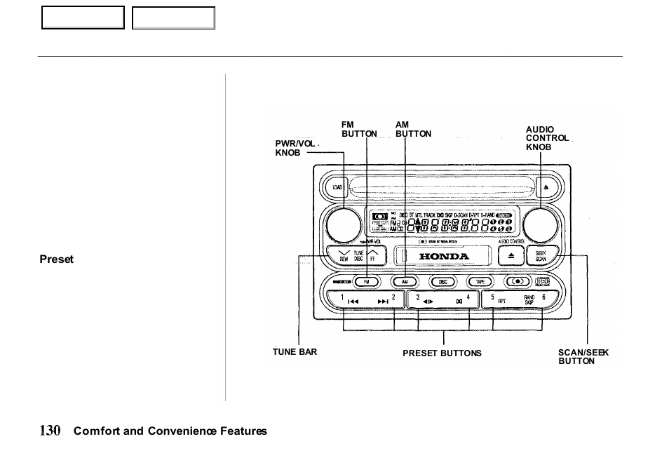 HONDA 2000 Passport - Owner's Manual User Manual | Page 133 / 267