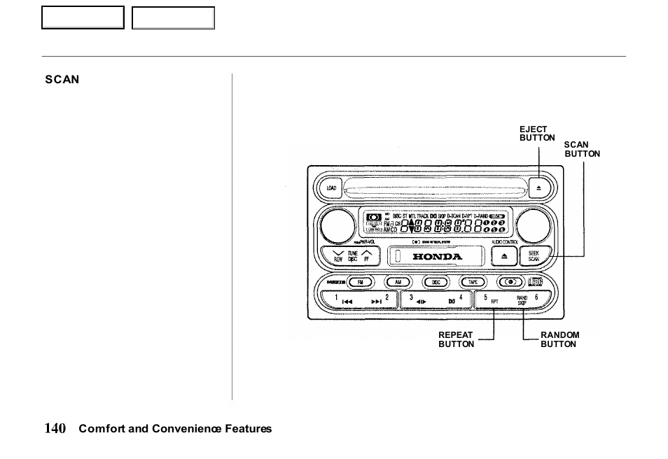 HONDA 2000 Passport - Owner's Manual User Manual | Page 143 / 267