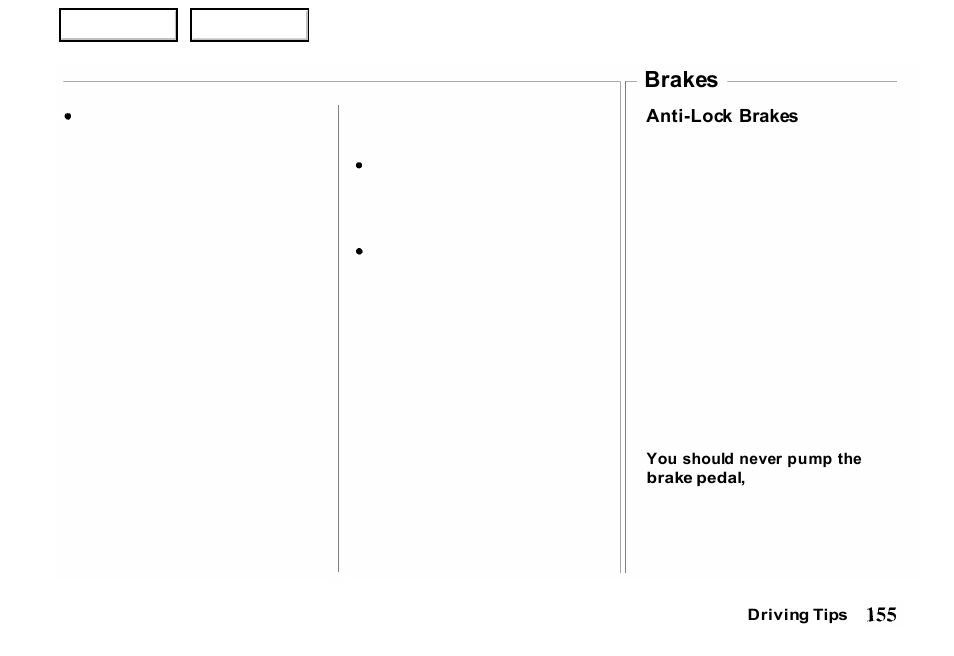 Brakes | HONDA 2000 Passport - Owner's Manual User Manual | Page 158 / 267