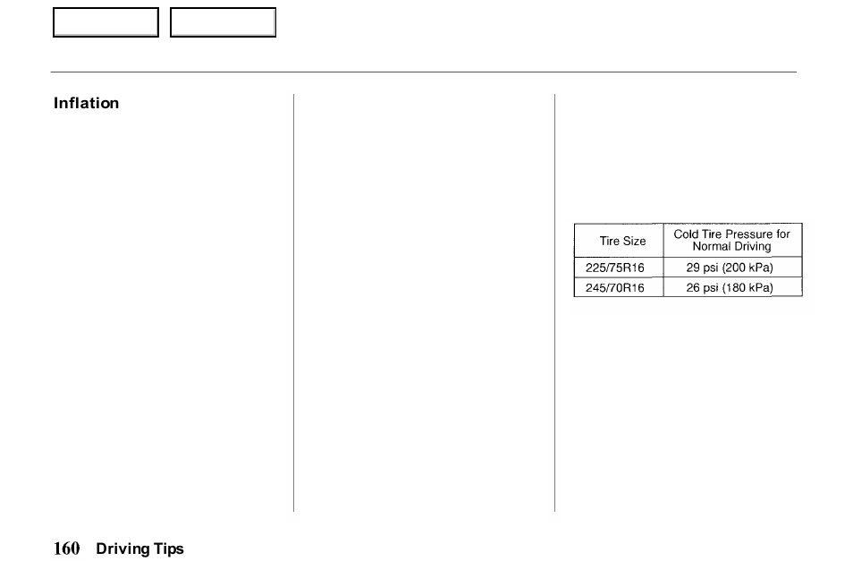 HONDA 2000 Passport - Owner's Manual User Manual | Page 163 / 267