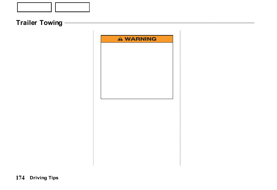 Trailer towing | HONDA 2000 Passport - Owner's Manual User Manual | Page 177 / 267