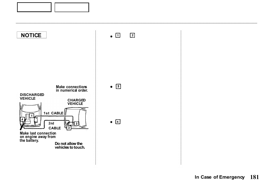 Notice | HONDA 2000 Passport - Owner's Manual User Manual | Page 184 / 267