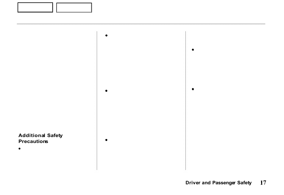 HONDA 2000 Passport - Owner's Manual User Manual | Page 20 / 267