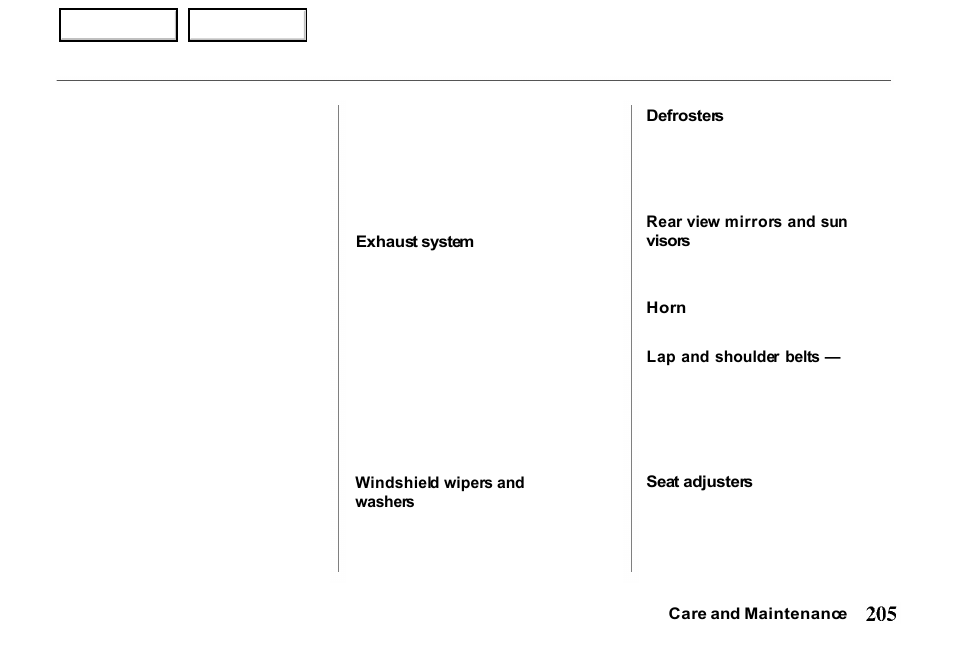 HONDA 2000 Passport - Owner's Manual User Manual | Page 208 / 267