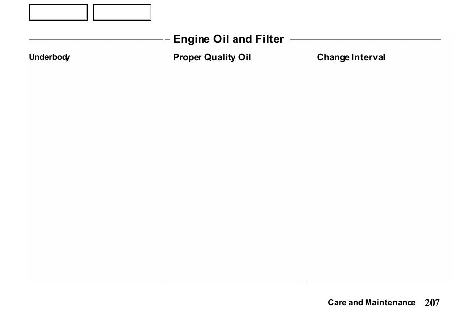 Engine oil and filter | HONDA 2000 Passport - Owner's Manual User Manual | Page 210 / 267