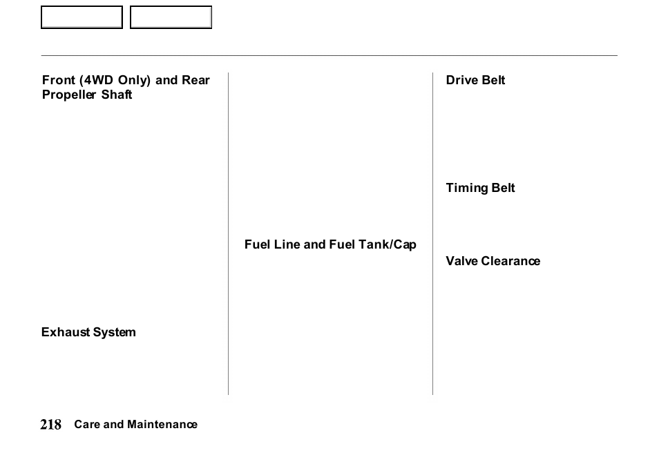 HONDA 2000 Passport - Owner's Manual User Manual | Page 221 / 267