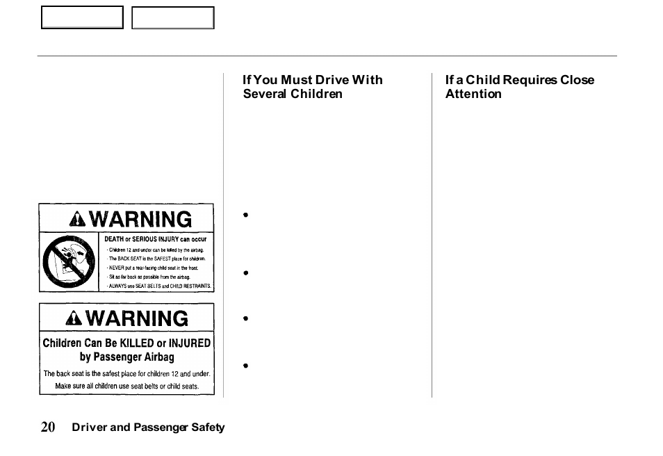HONDA 2000 Passport - Owner's Manual User Manual | Page 23 / 267