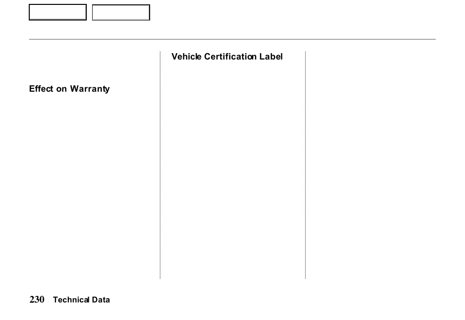 HONDA 2000 Passport - Owner's Manual User Manual | Page 233 / 267