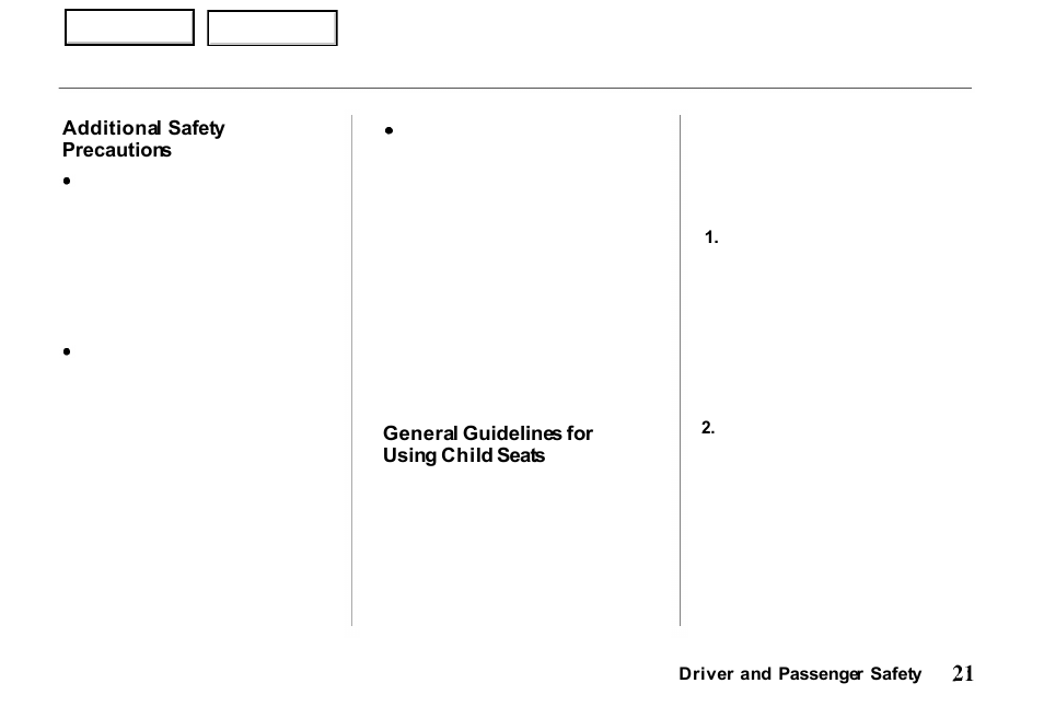HONDA 2000 Passport - Owner's Manual User Manual | Page 24 / 267