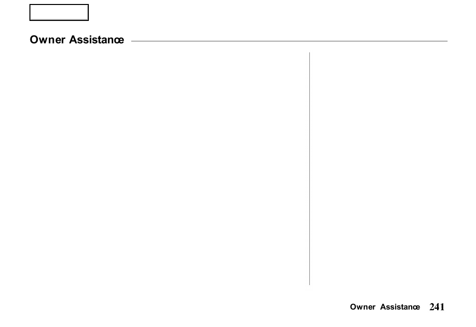 Owner assistance | HONDA 2000 Passport - Owner's Manual User Manual | Page 244 / 267