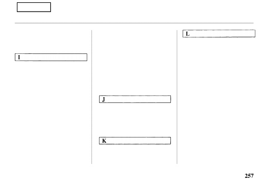 HONDA 2000 Passport - Owner's Manual User Manual | Page 260 / 267