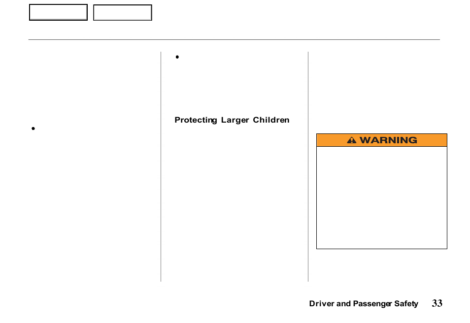 HONDA 2000 Passport - Owner's Manual User Manual | Page 36 / 267