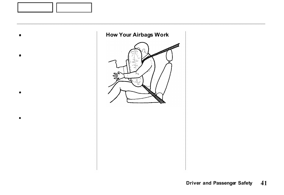 HONDA 2000 Passport - Owner's Manual User Manual | Page 44 / 267