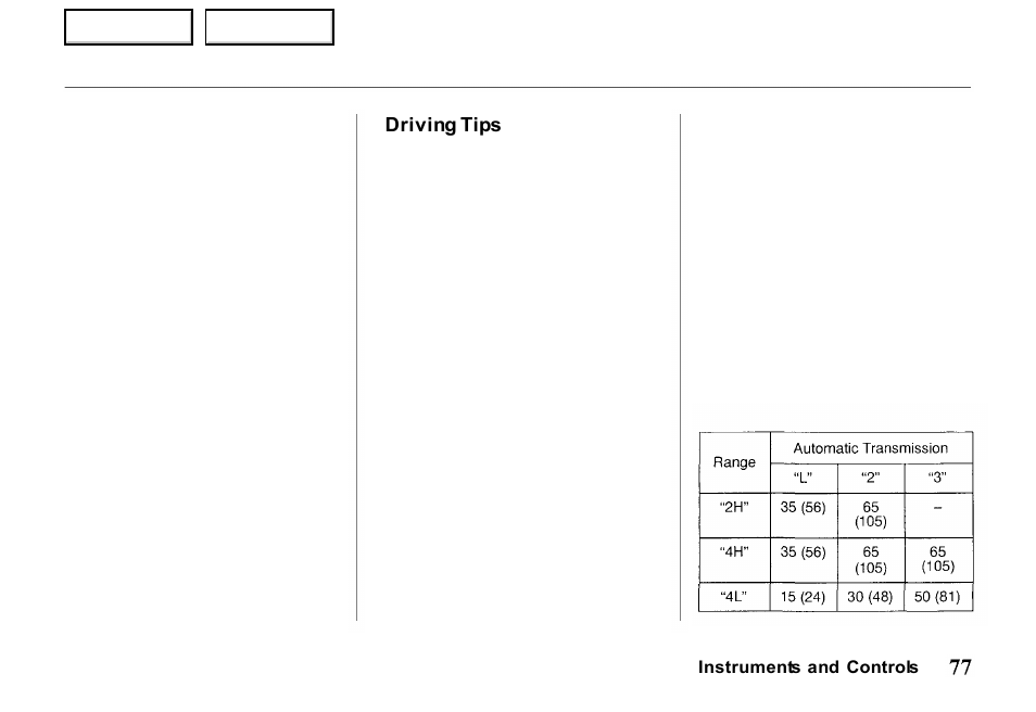 HONDA 2000 Passport - Owner's Manual User Manual | Page 80 / 267