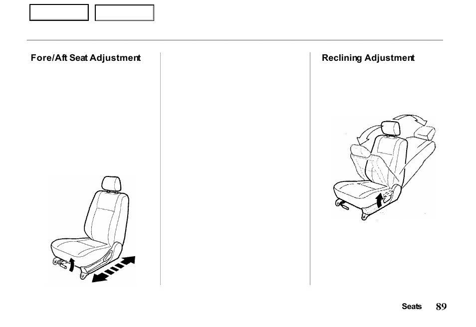 HONDA 2000 Passport - Owner's Manual User Manual | Page 92 / 267