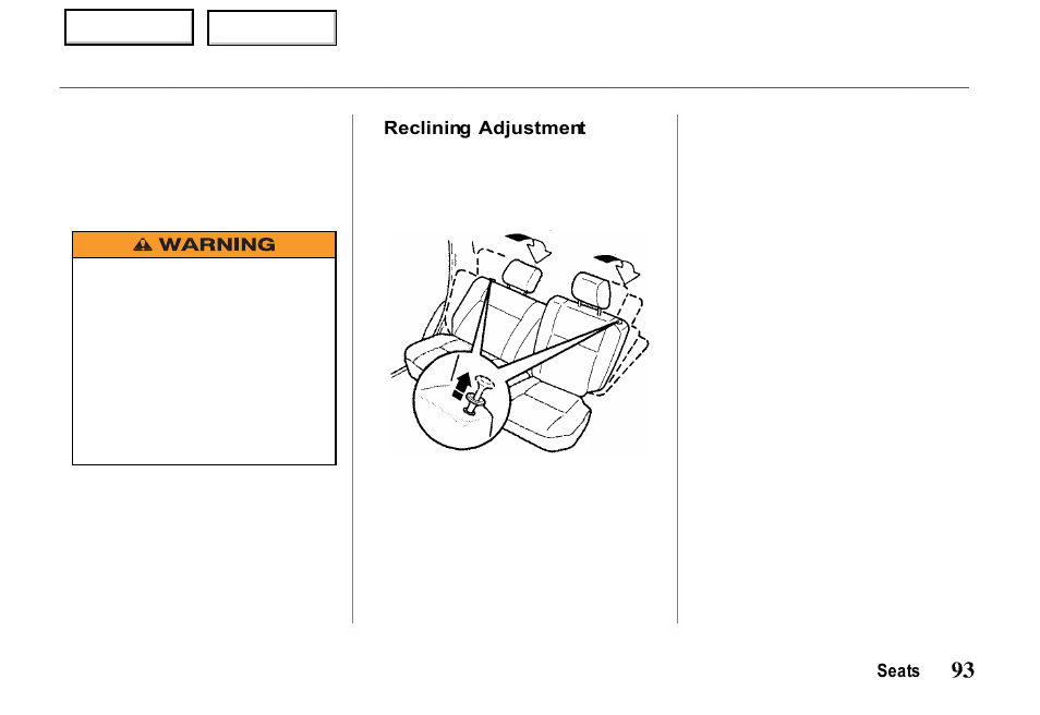 HONDA 2000 Passport - Owner's Manual User Manual | Page 96 / 267