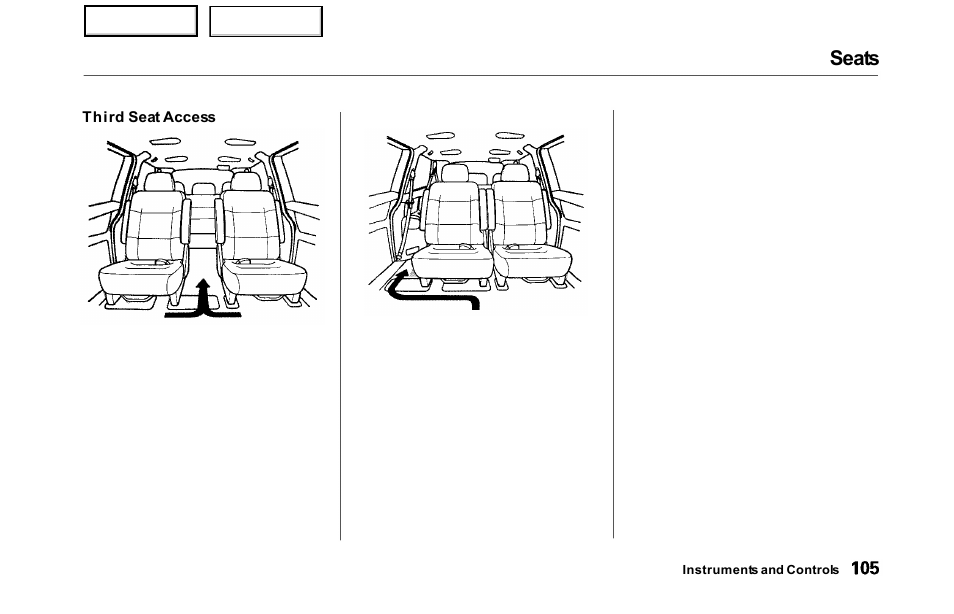 Seats | HONDA 2000 Odyssey - Owner's Manual User Manual | Page 108 / 352