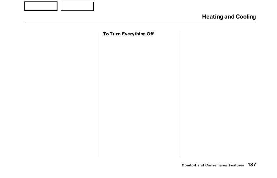 Heating and cooling | HONDA 2000 Odyssey - Owner's Manual User Manual | Page 140 / 352