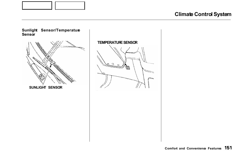 Climate control system | HONDA 2000 Odyssey - Owner's Manual User Manual | Page 154 / 352