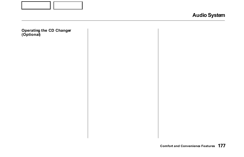 Audio system | HONDA 2000 Odyssey - Owner's Manual User Manual | Page 180 / 352