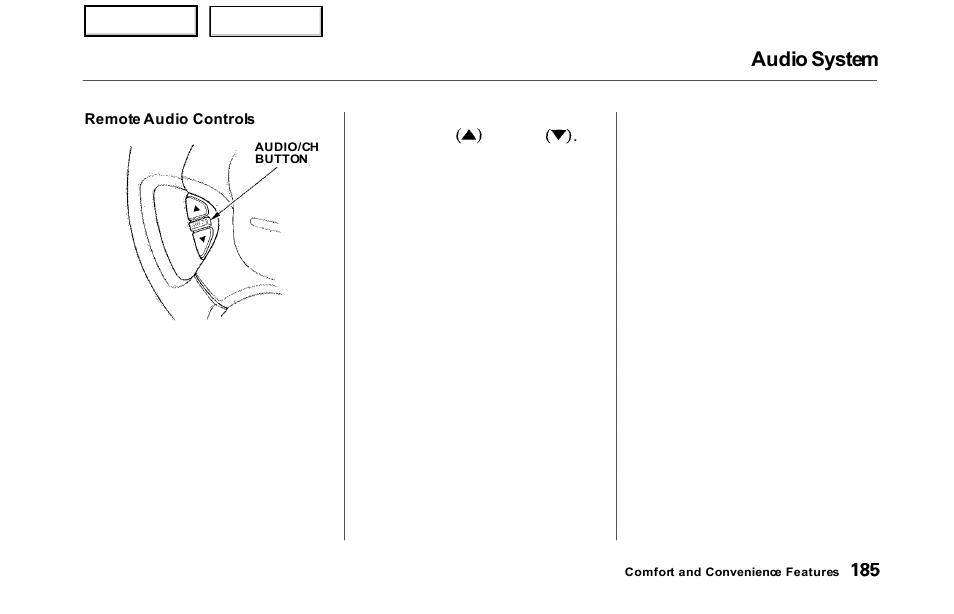 Audio system | HONDA 2000 Odyssey - Owner's Manual User Manual | Page 188 / 352