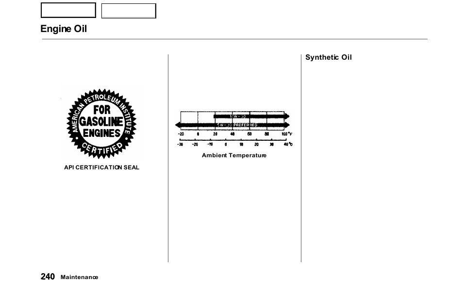 Engine oil | HONDA 2000 Odyssey - Owner's Manual User Manual | Page 243 / 352