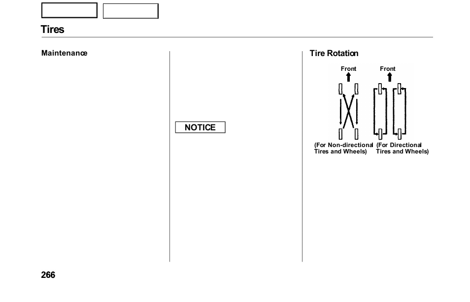 Tires | HONDA 2000 Odyssey - Owner's Manual User Manual | Page 269 / 352