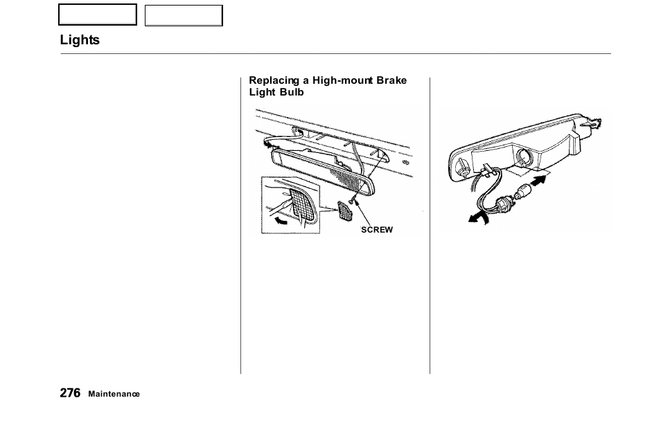 Lights | HONDA 2000 Odyssey - Owner's Manual User Manual | Page 279 / 352