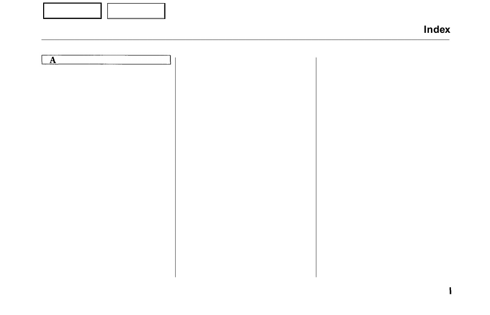 Index | HONDA 2000 Odyssey - Owner's Manual User Manual | Page 342 / 352