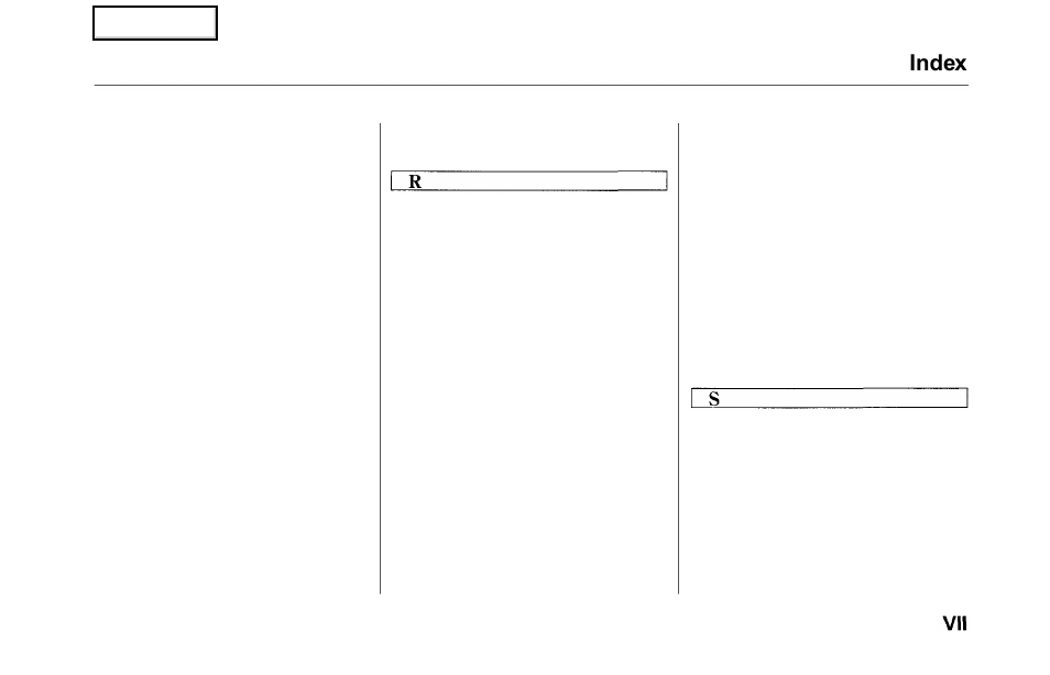 Index | HONDA 2000 Odyssey - Owner's Manual User Manual | Page 348 / 352