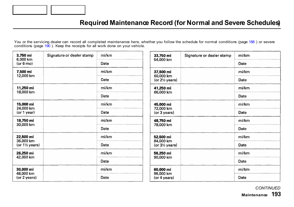 HONDA 2000 CR-V - Owner's Manual User Manual | Page 197 / 322
