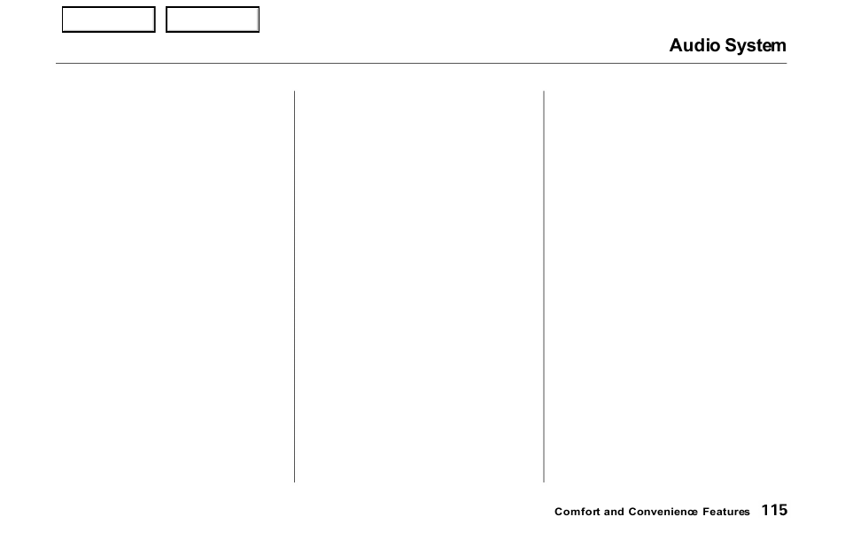 Audio system | HONDA 2000 Prelude - Owner's Manual User Manual | Page 118 / 293