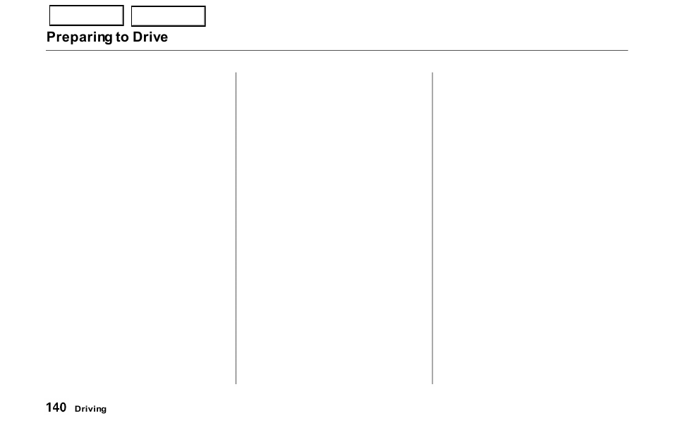 Preparing to drive | HONDA 2000 Prelude - Owner's Manual User Manual | Page 143 / 293