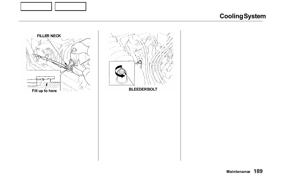 Cooling system | HONDA 2000 Prelude - Owner's Manual User Manual | Page 192 / 293