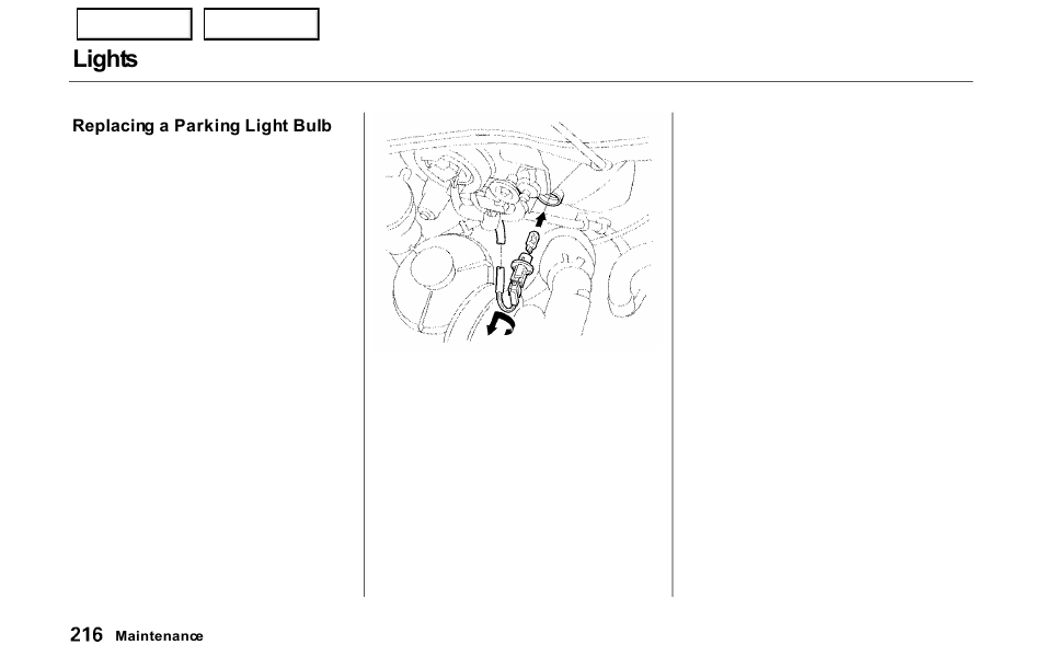 Lights | HONDA 2000 Prelude - Owner's Manual User Manual | Page 219 / 293