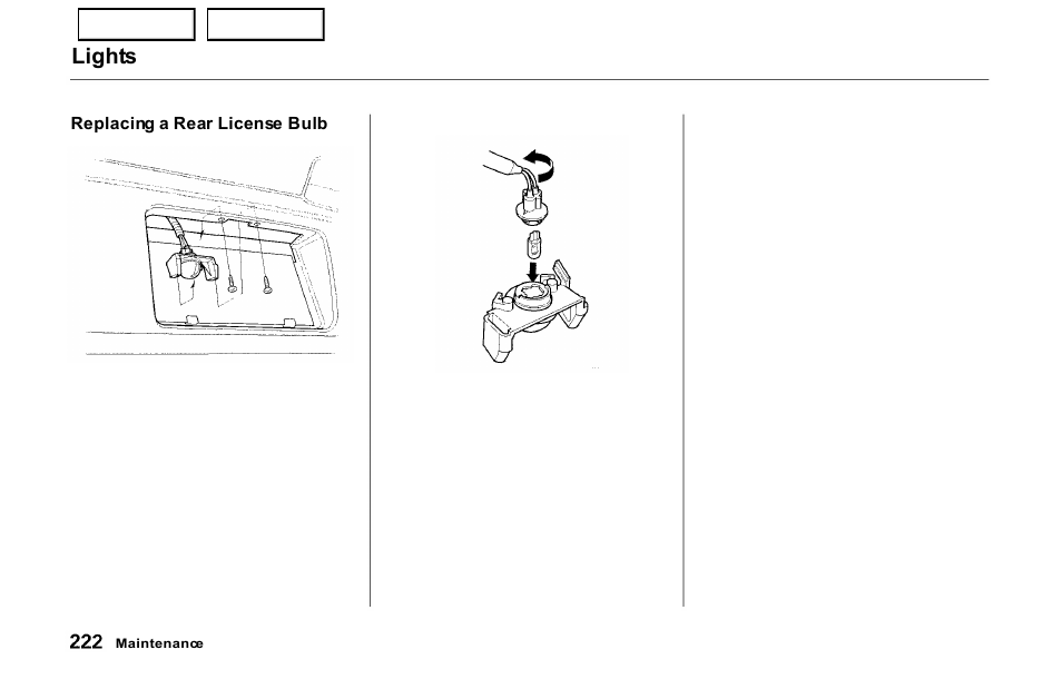 Lights | HONDA 2000 Prelude - Owner's Manual User Manual | Page 225 / 293