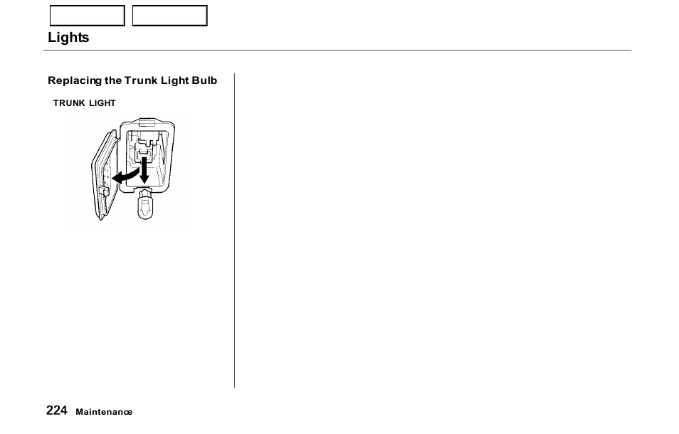 Lights | HONDA 2000 Prelude - Owner's Manual User Manual | Page 227 / 293