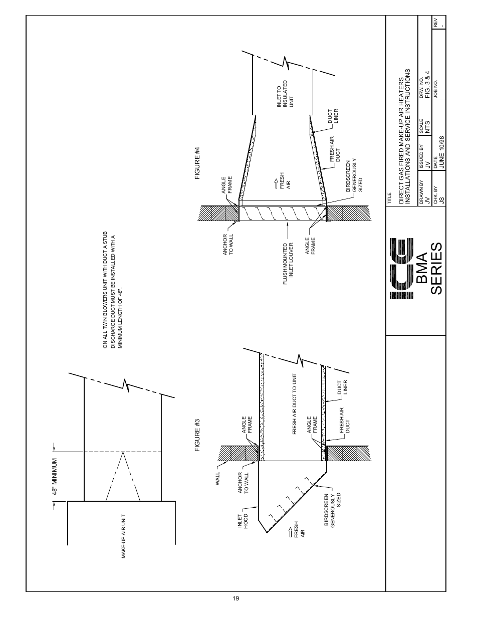 Figure 3 & 4, Bma series | I.C.E. BMA-136 HBR User Manual | Page 20 / 22