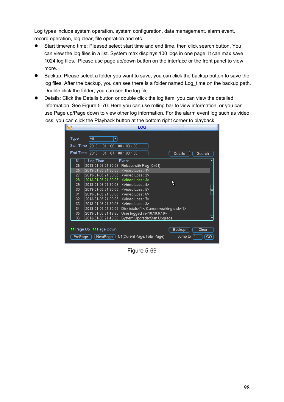 IC Realtime Max Series: 4/8/16 Channel D1 1.5U Standalone DVR User Manual | Page 108 / 197