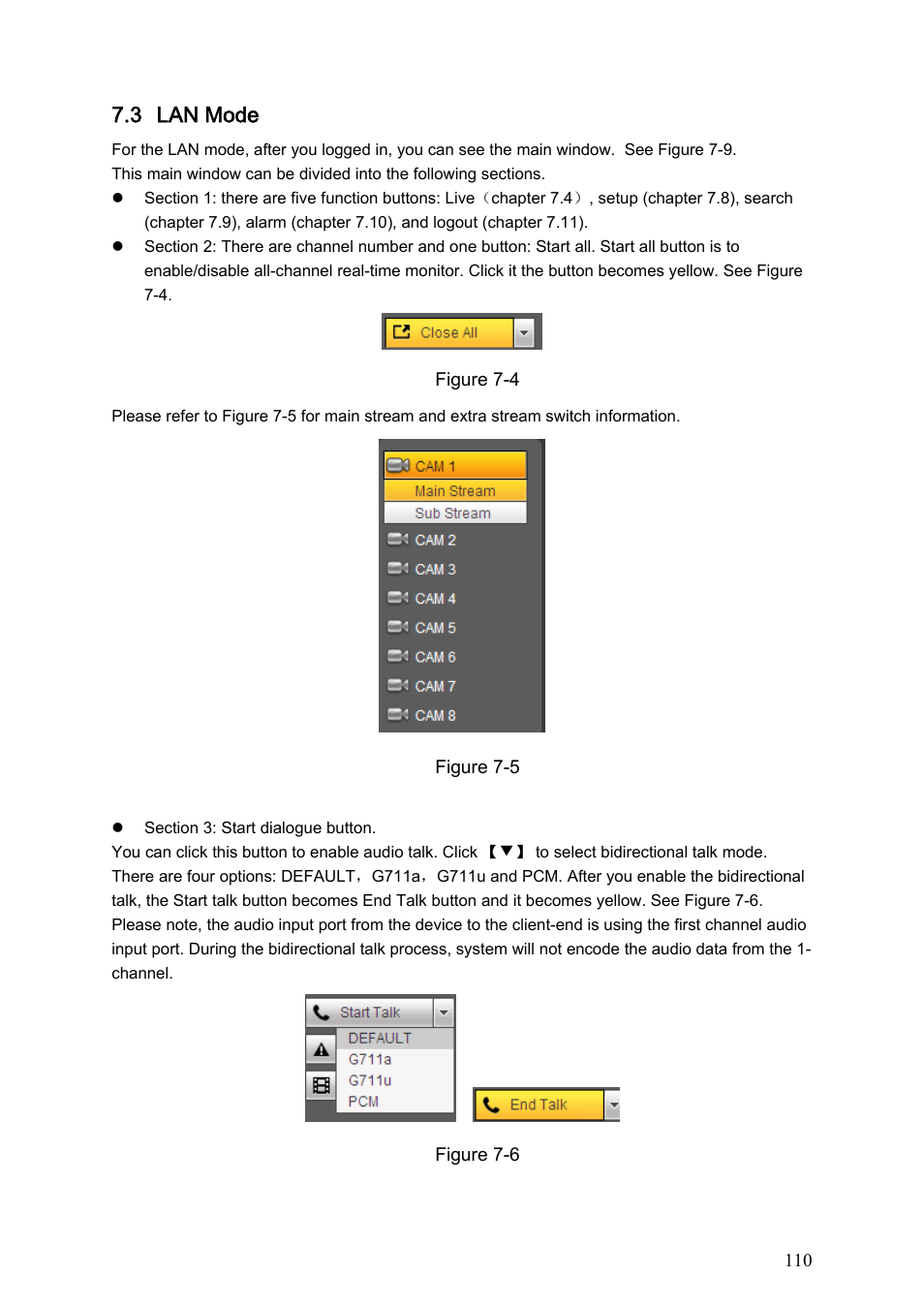 3 lan mode | IC Realtime Max Series: 4/8/16 Channel D1 1.5U Standalone DVR User Manual | Page 120 / 197
