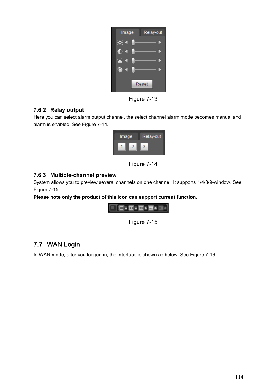 7 wan login | IC Realtime Max Series: 4/8/16 Channel D1 1.5U Standalone DVR User Manual | Page 124 / 197