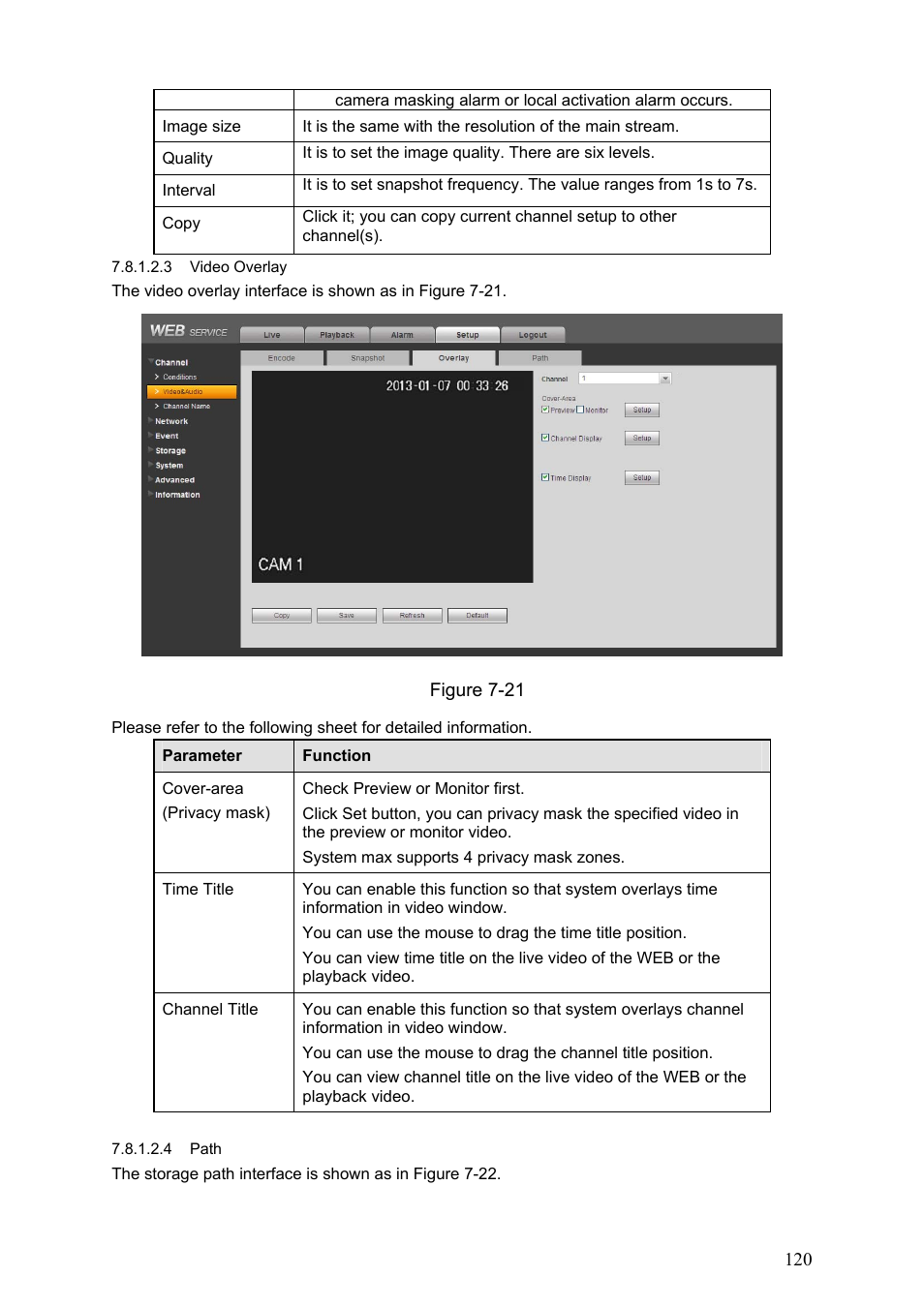 IC Realtime Max Series: 4/8/16 Channel D1 1.5U Standalone DVR User Manual | Page 130 / 197