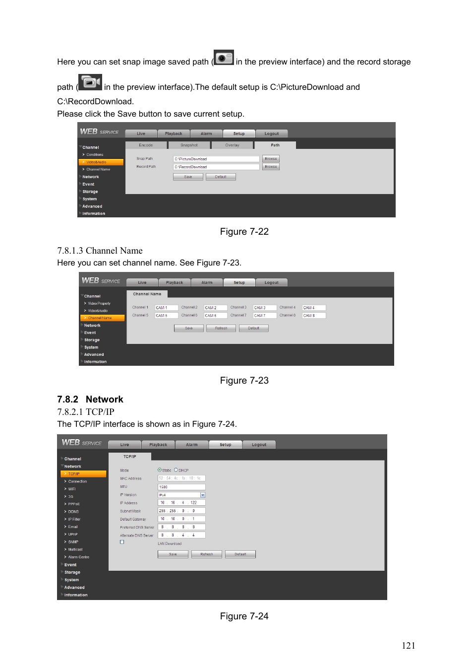 IC Realtime Max Series: 4/8/16 Channel D1 1.5U Standalone DVR User Manual | Page 131 / 197