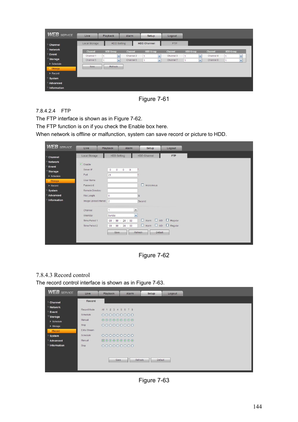 IC Realtime Max Series: 4/8/16 Channel D1 1.5U Standalone DVR User Manual | Page 154 / 197