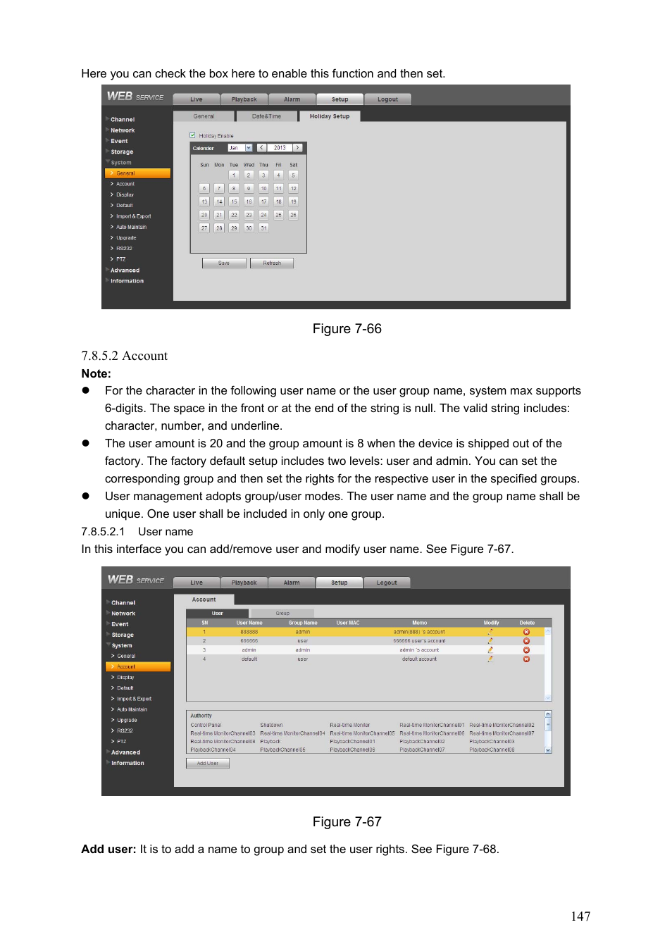 IC Realtime Max Series: 4/8/16 Channel D1 1.5U Standalone DVR User Manual | Page 157 / 197
